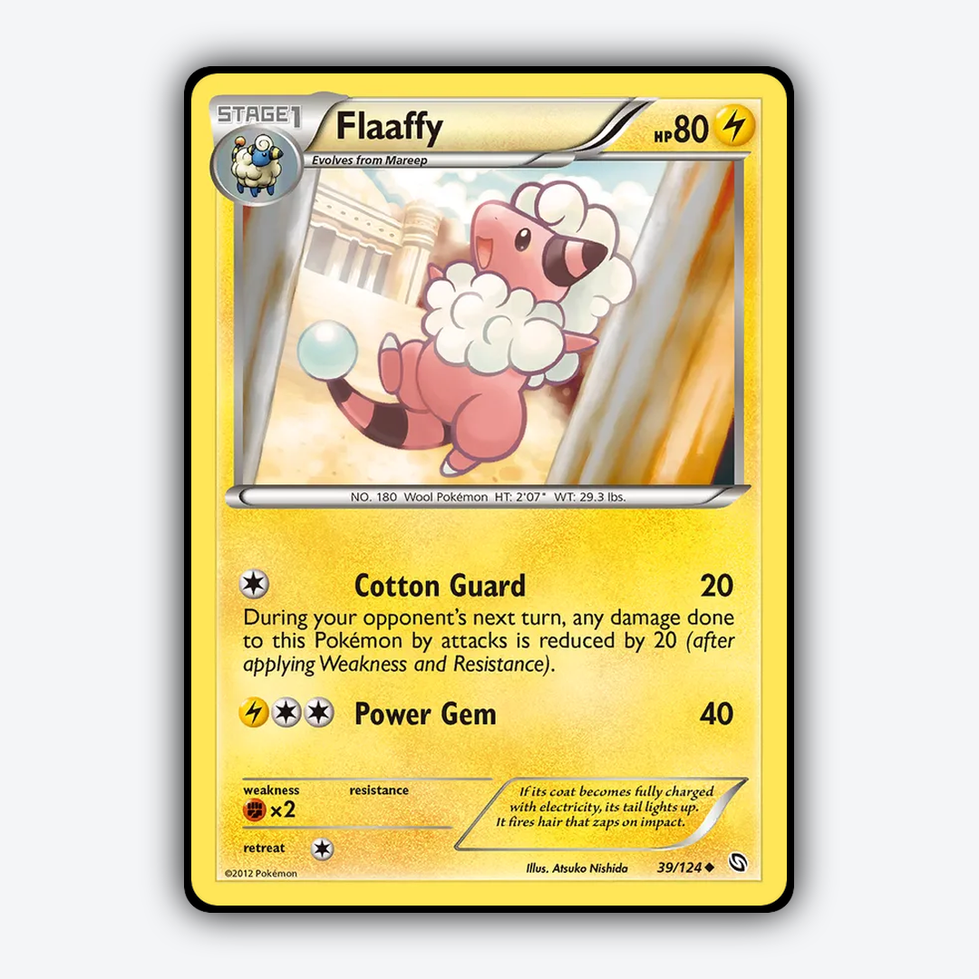 Flaaffy 039/124 - Dragons Exalted Set - Card Rug
