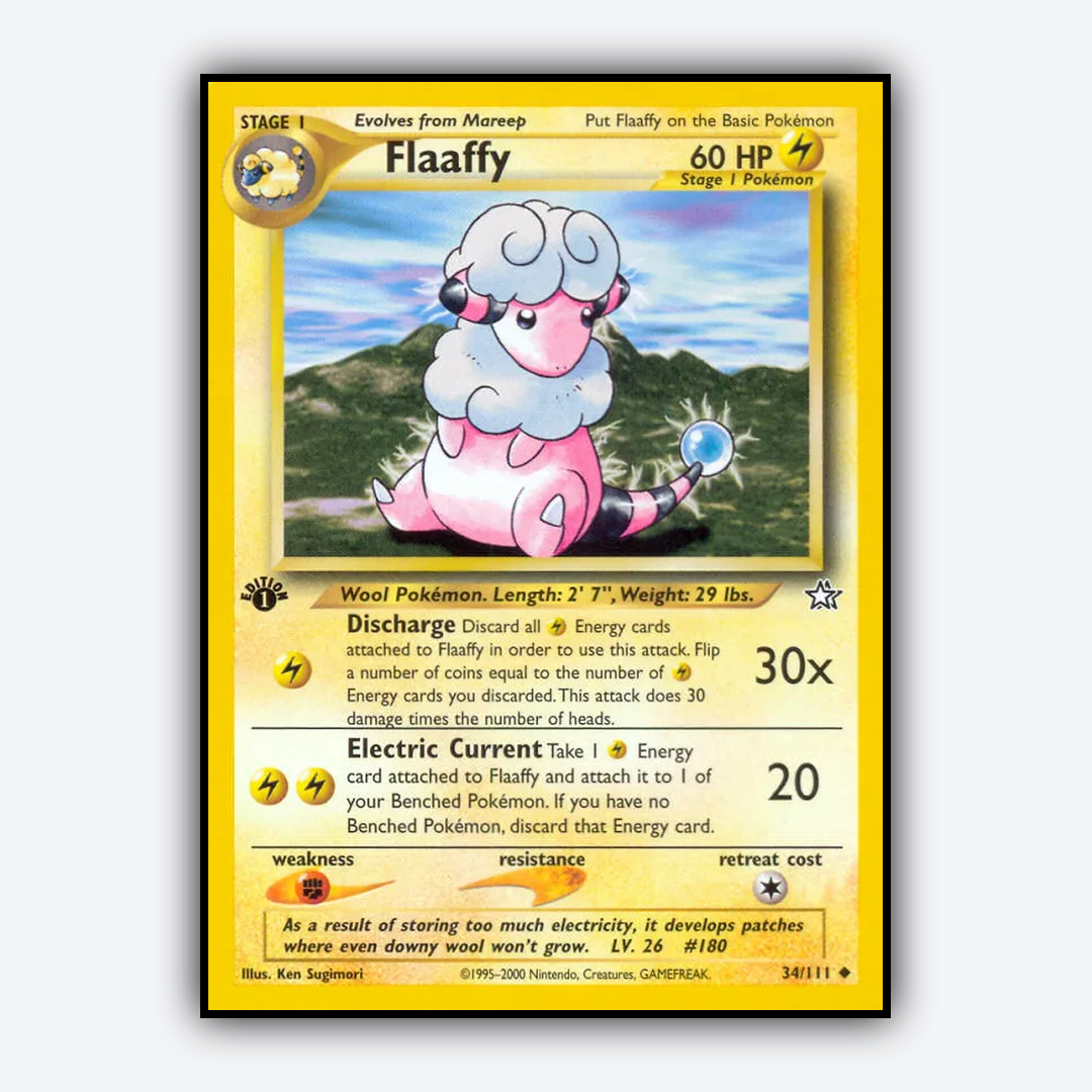 Flaaffy 034/111 - Neo Genesis Set - Card Rug