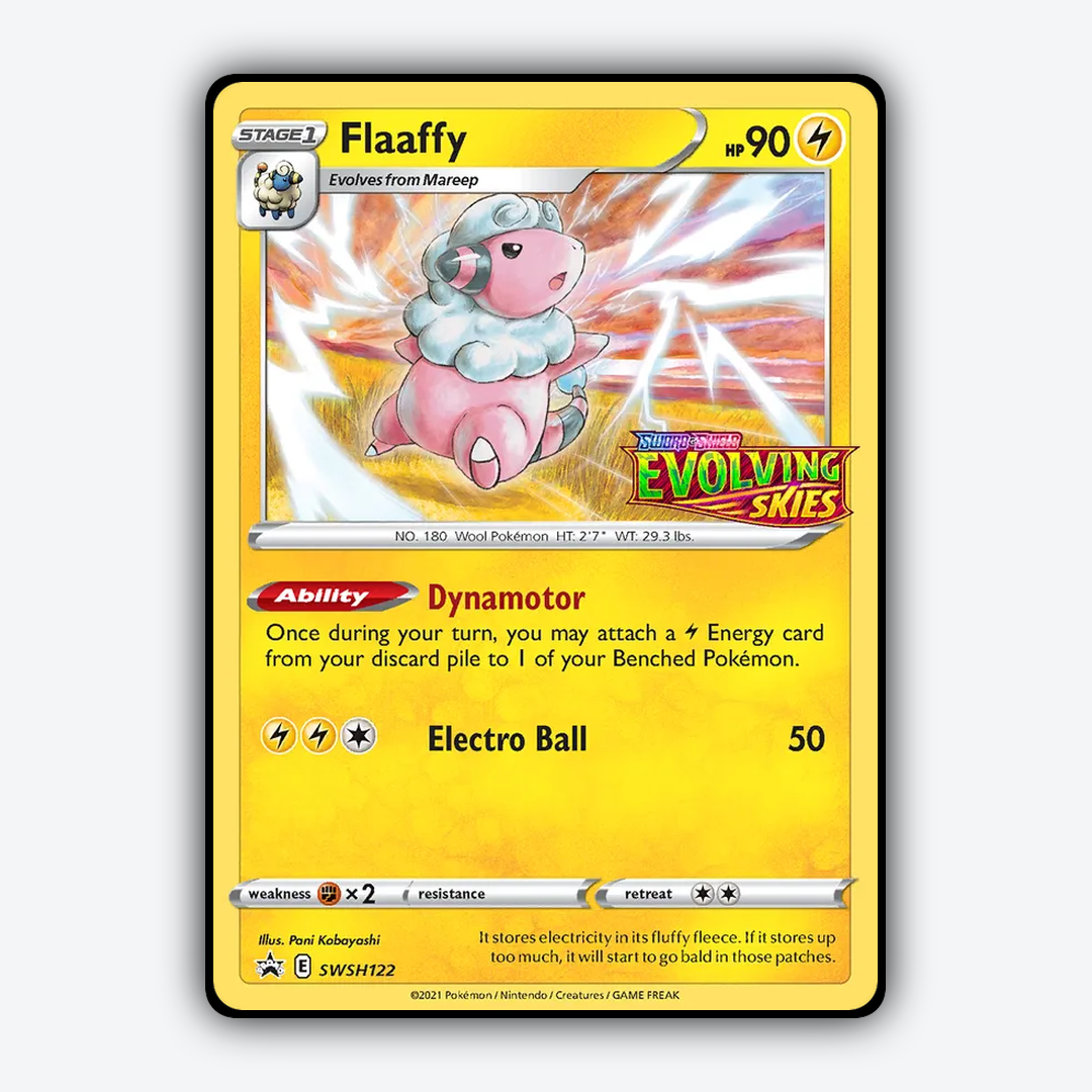 Flaaffy #122 - SWSH Black Star Promos Set - Card Rug