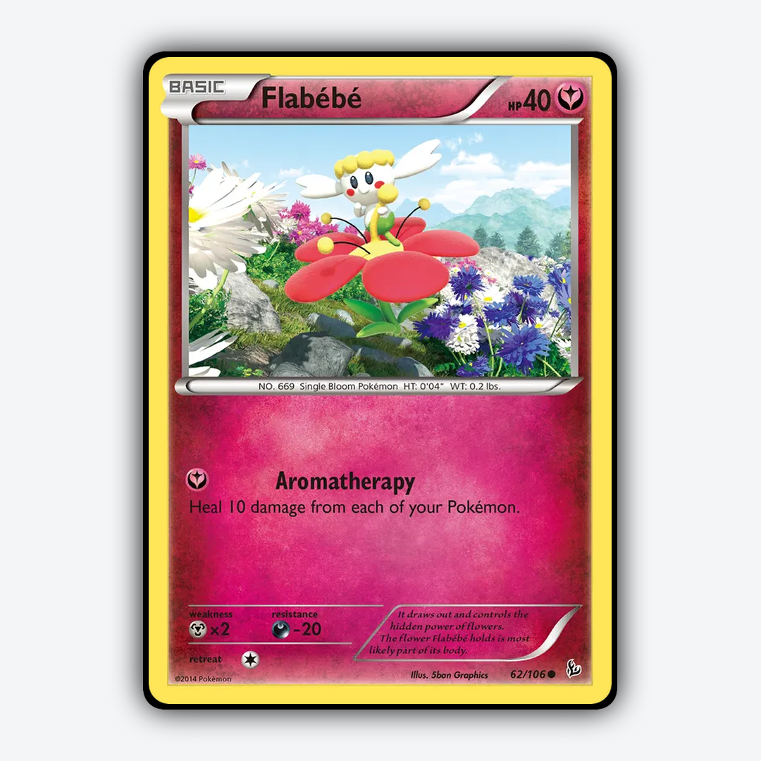 Flabébé 062/106 - Flashfire Set - Card Rug