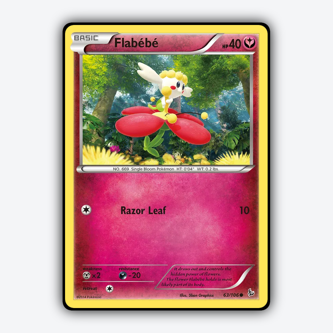 Flabébé 063/106 - Flashfire Set - Card Rug