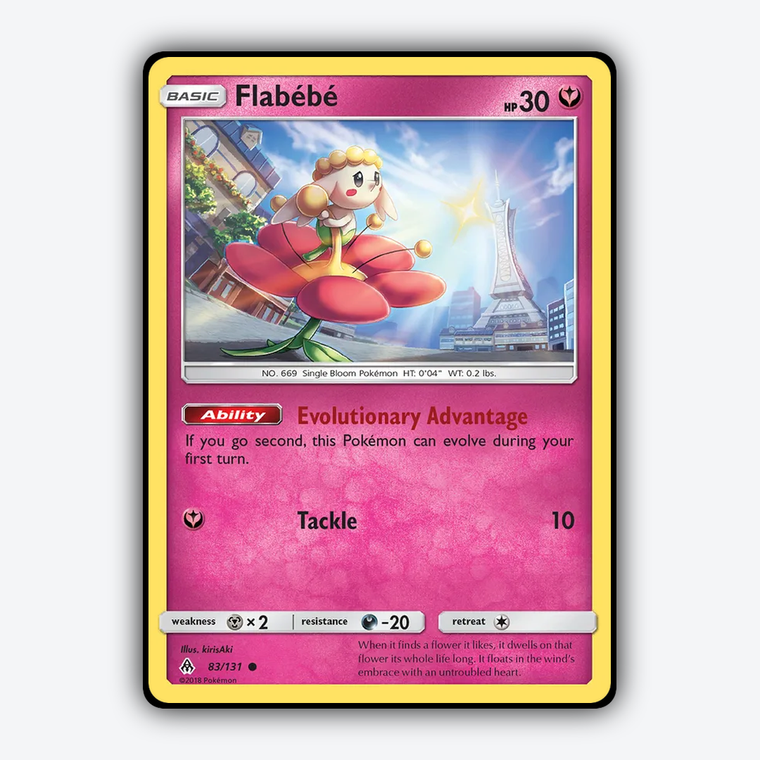 Flabébé 083/131 - Forbidden Light Set - Card Rug