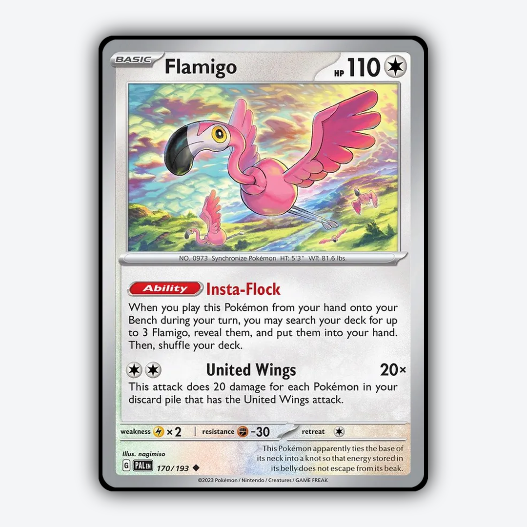 Flamigo 170/193 - Paldea Evolved Set - Card Rug