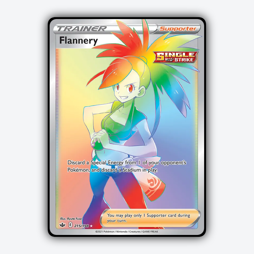 Flannery 215/198 - Chilling Reign Set - Card Rug