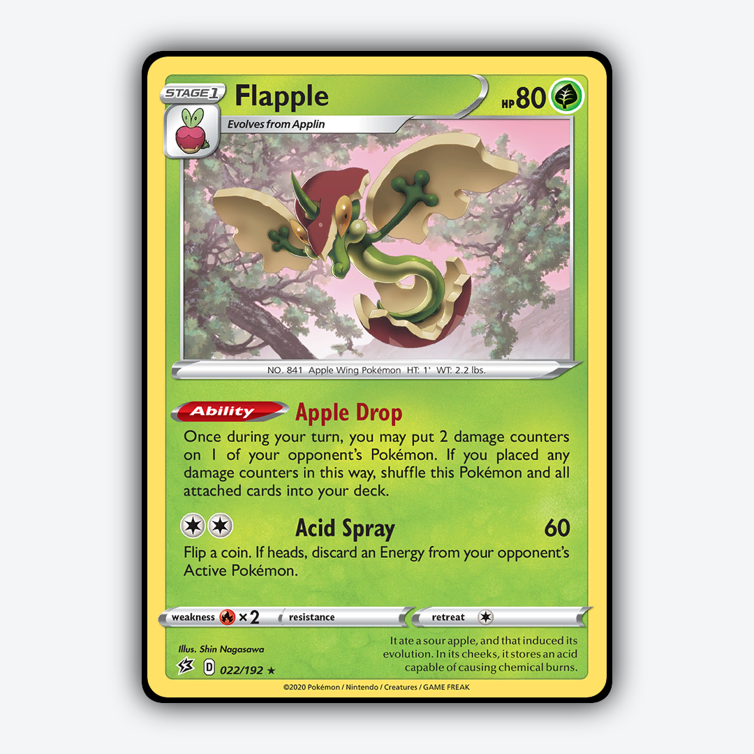 Flapple 022/192 - Rebel Clash Set - Card Rug