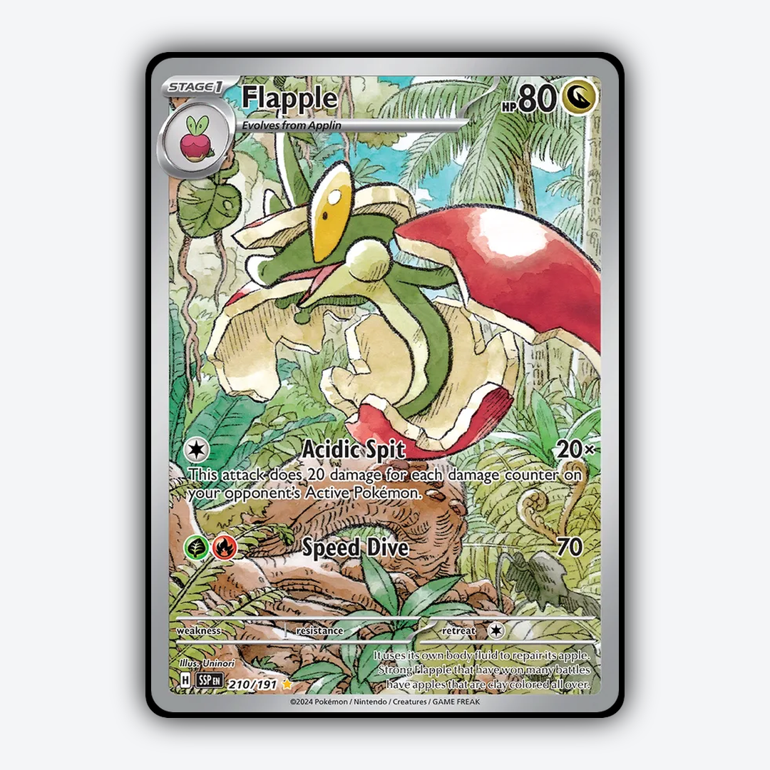 Flapple #210 - Surging Sparks Set - Card Rug