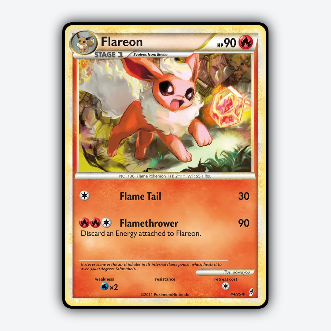 Flareon 044/95 - Call of Legends Set - Card Rug