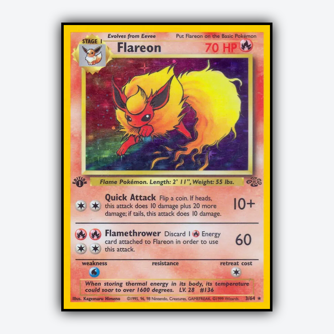 Flareon 003/64 - Jungle Set - Card Rug