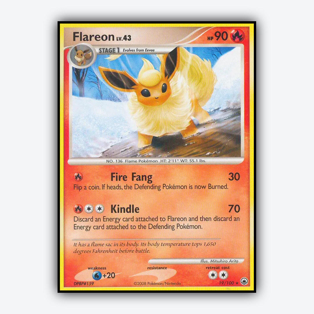 Flareon 019/100 - Majestic Dawn Set - Card Rug