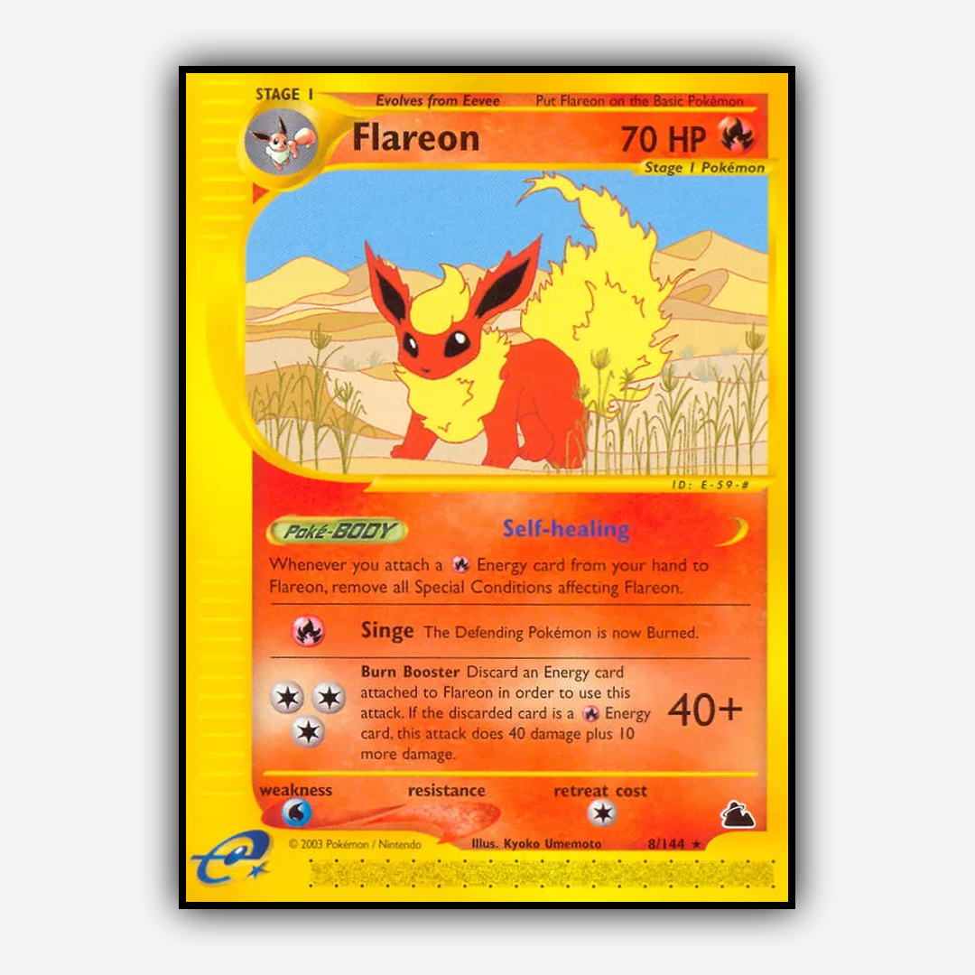Flareon 008/144 - Skyridge Set - Card Rug
