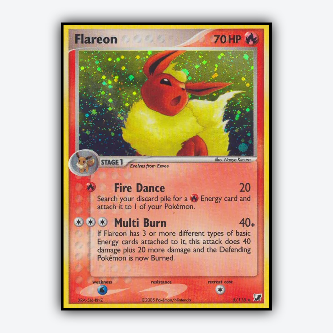 Flareon 005/115 - Unseen Forces Set - Card Rug
