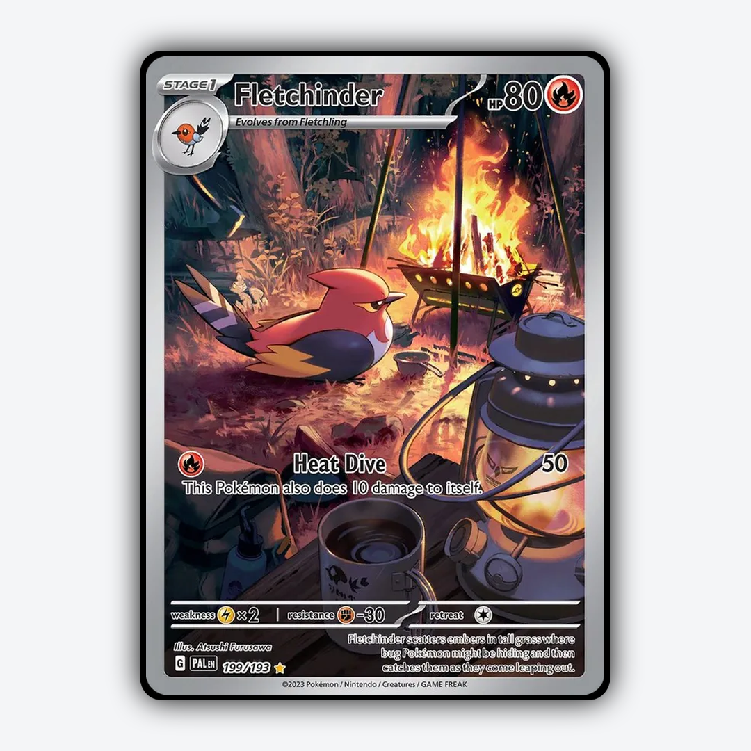 Fletchinder 199/193 - Paldea Evolved Set - Card Rug