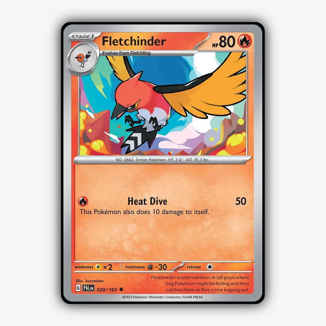 Fletchinder 029/193 - Paldea Evolved Set - Card Rug
