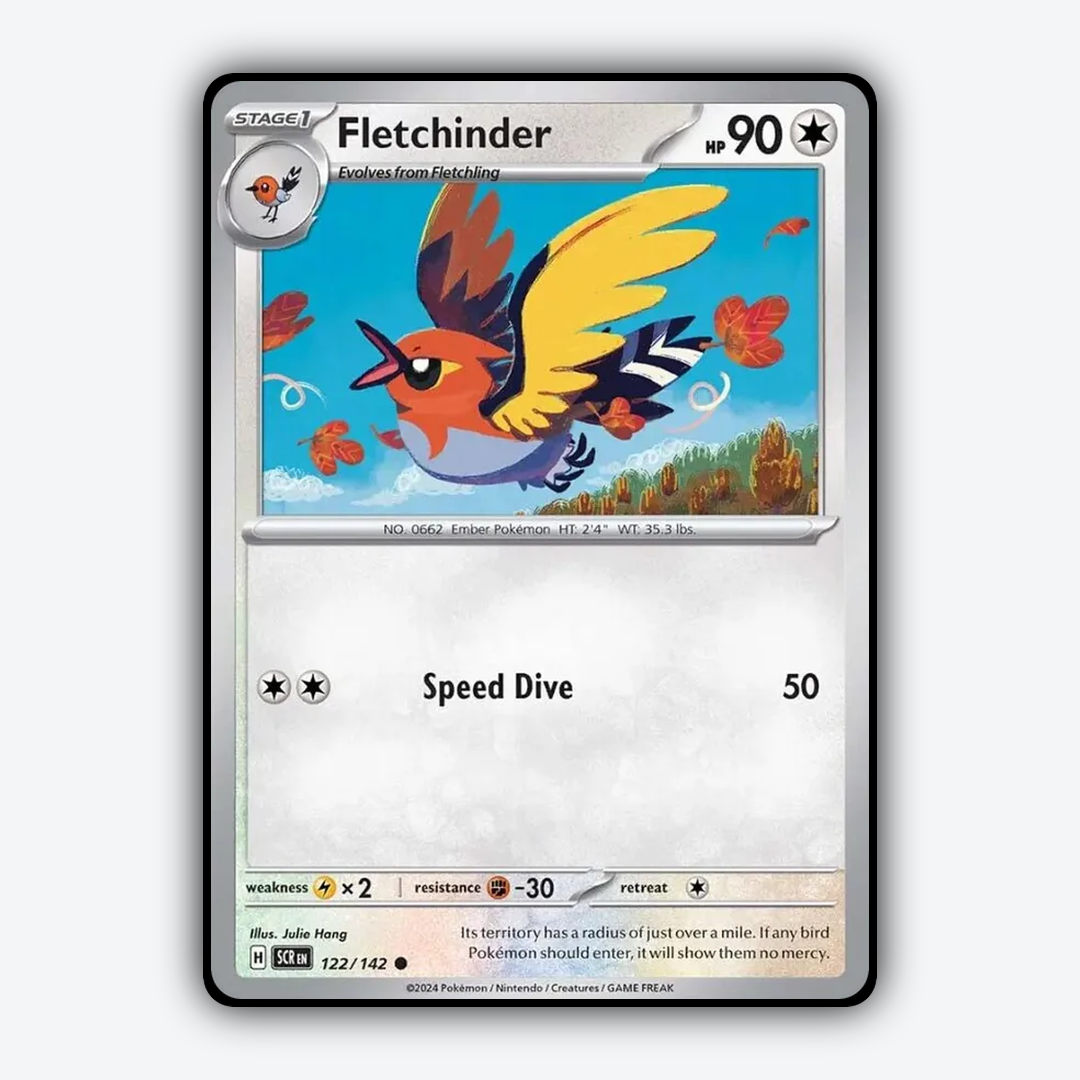 Fletchinder 122/142 - Stellar Crown Set - Card Rug