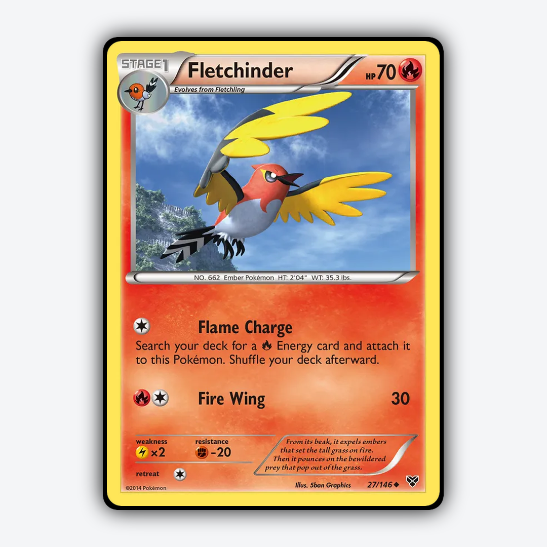 Fletchinder 027/146 - XY Set - Card Rug