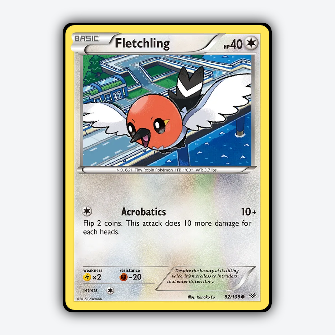 Fletchling 082/108 - Roaring Skies Set - Card Rug