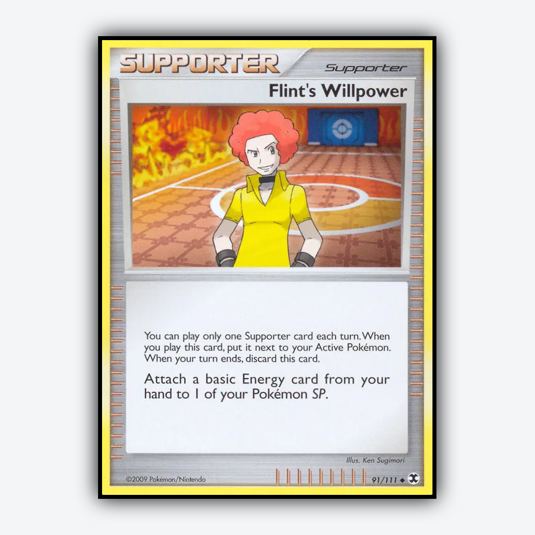 Flint's Willpower 091/111 - Rising Rivals Set - Card Rug
