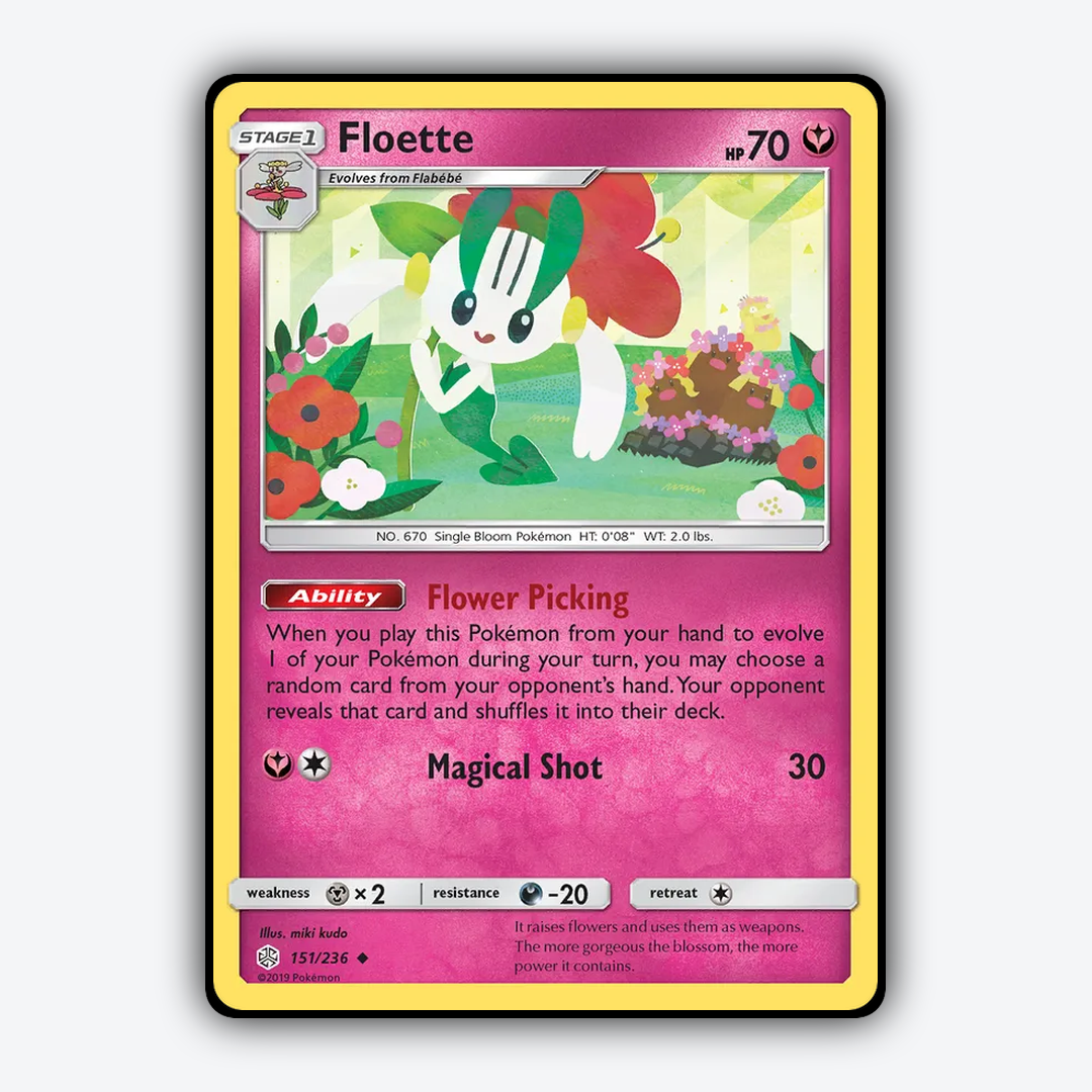 Floette 151/236 - Cosmic Eclipse Set - Card Rug