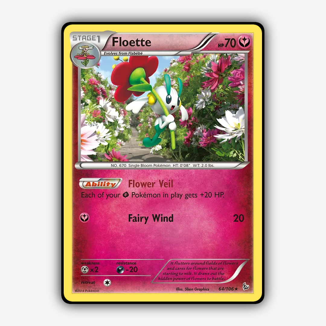Floette 064/106 - Flashfire Set - Card Rug