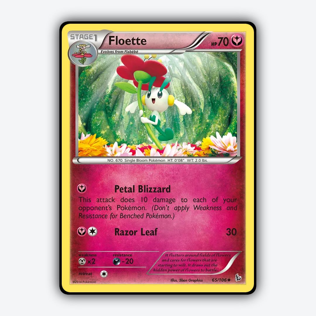 Floette 065/106 - Flashfire Set - Card Rug