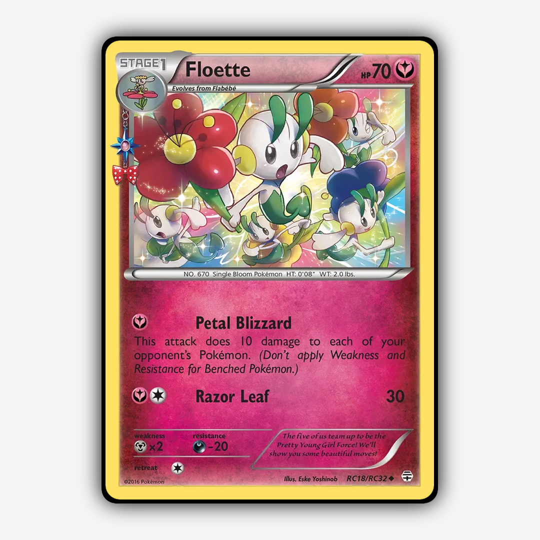 Floette RC018 - Generations Set - Card Rug