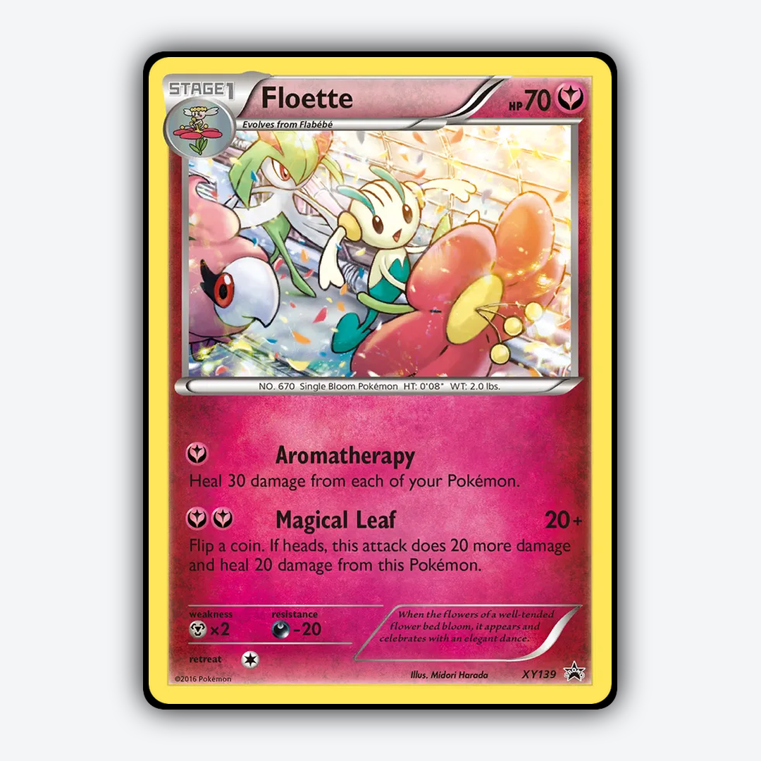 Floette #139 - XY Black Star Promos Set - Card Rug