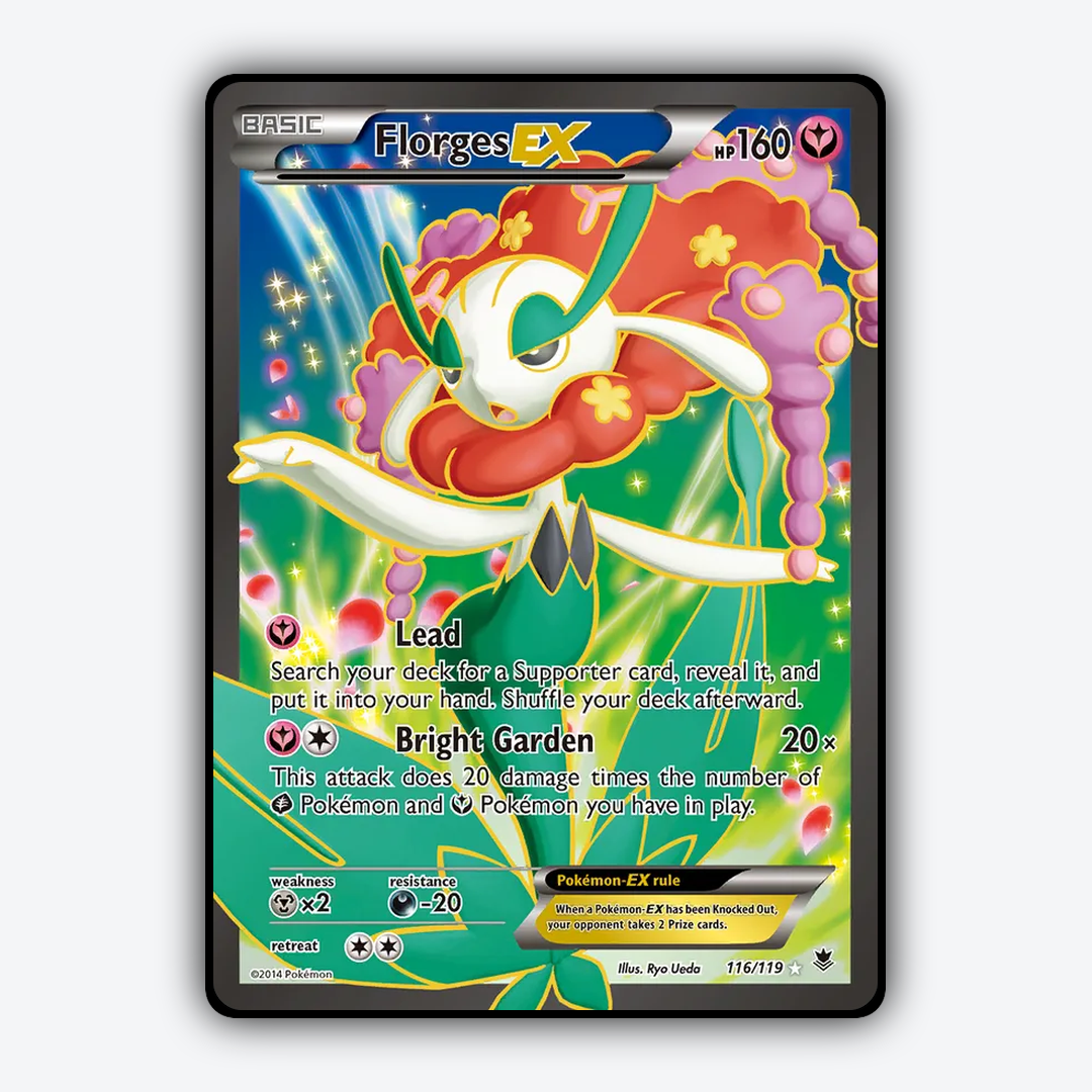 Florges-EX 116/119 - Phantom Forces Set - Card Rug