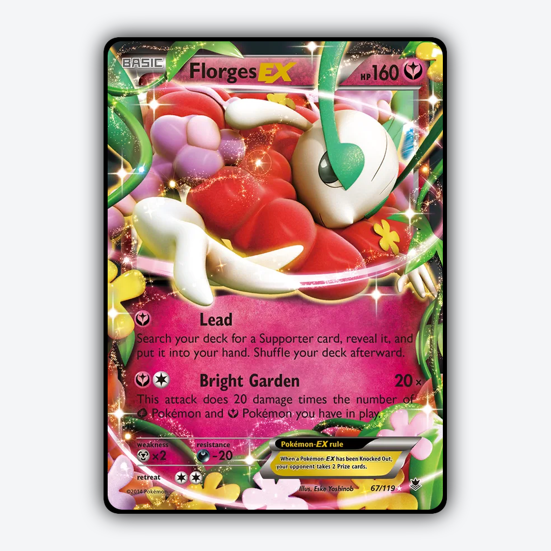Florges-EX 067/119 - Phantom Forces Set - Card Rug