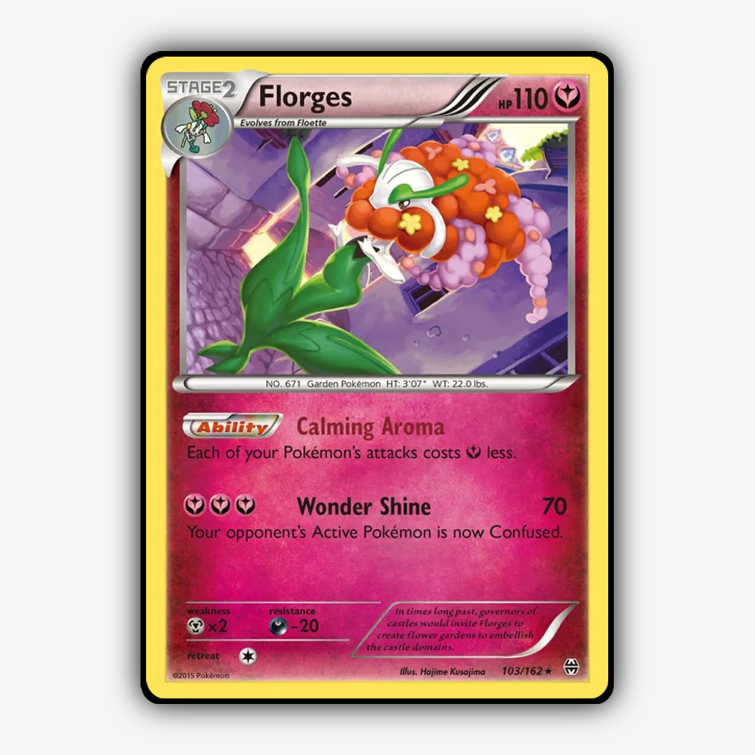 Florges 103/162 - BREAKthrough Set - Card Rug