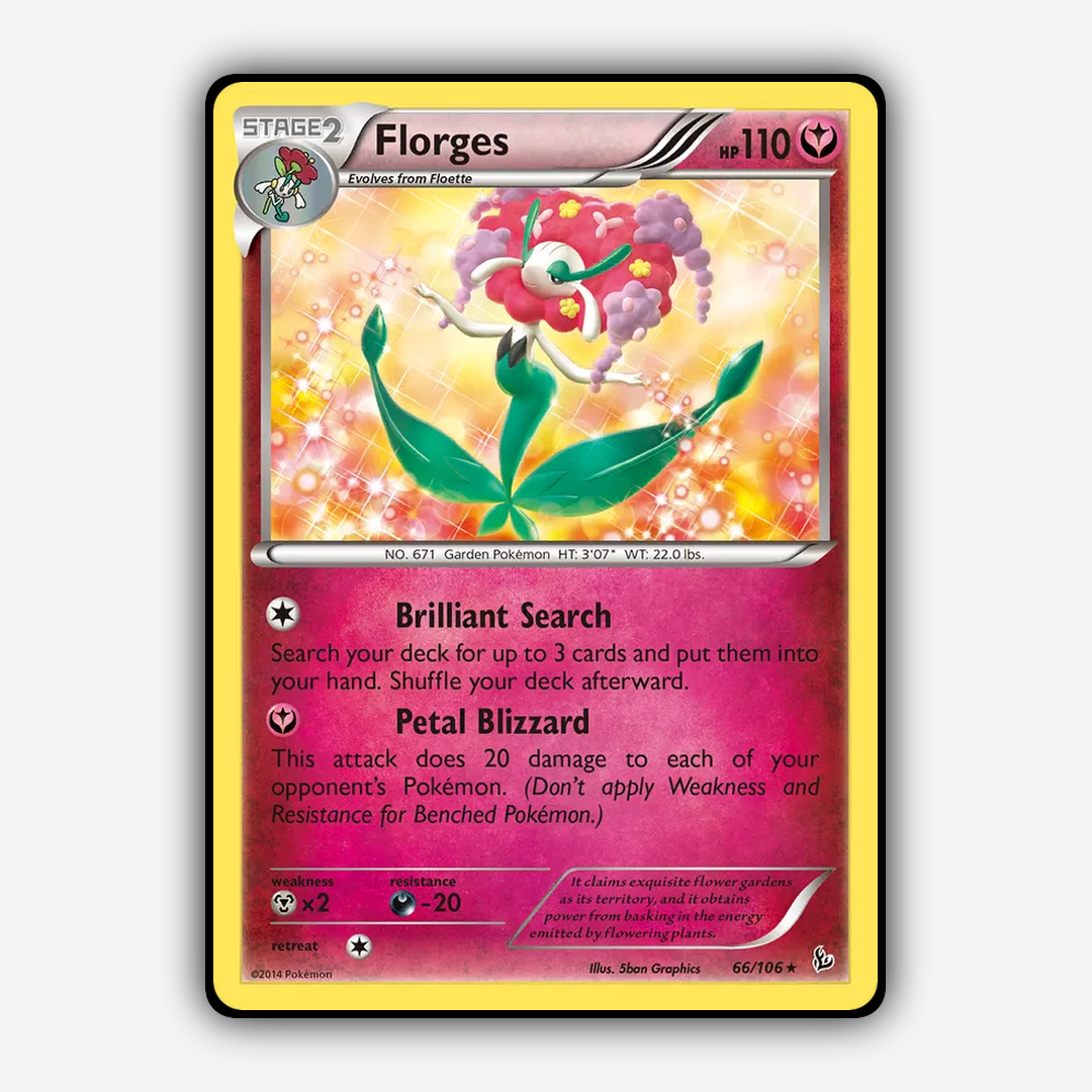 Florges 066/106 - Flashfire Set - Card Rug