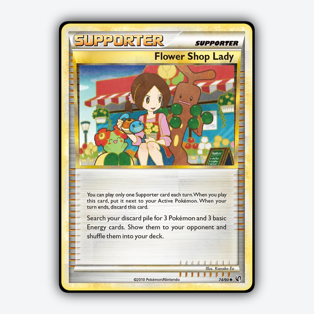 Flower Shop Lady 074/90 - HS—Undaunted Set - Card Rug