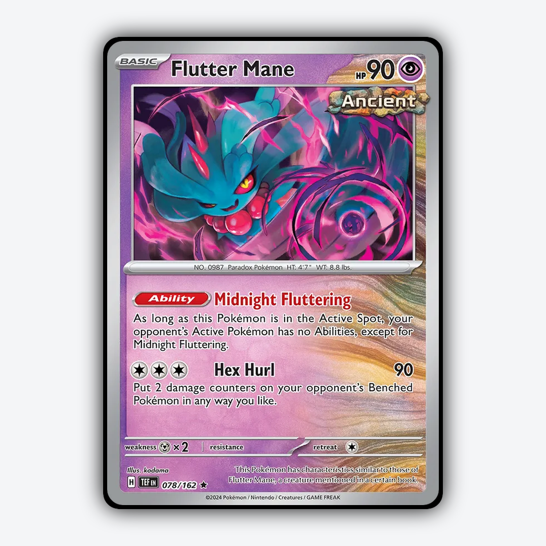 Flutter Mane 078/162 - Temporal Forces Set - Card Rug