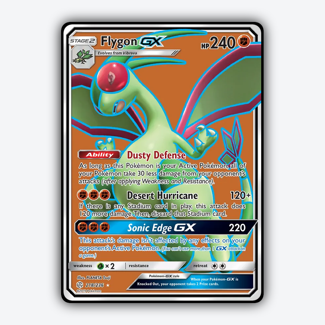 Flygon-GX 218/236 - Cosmic Eclipse Set - Card Rug