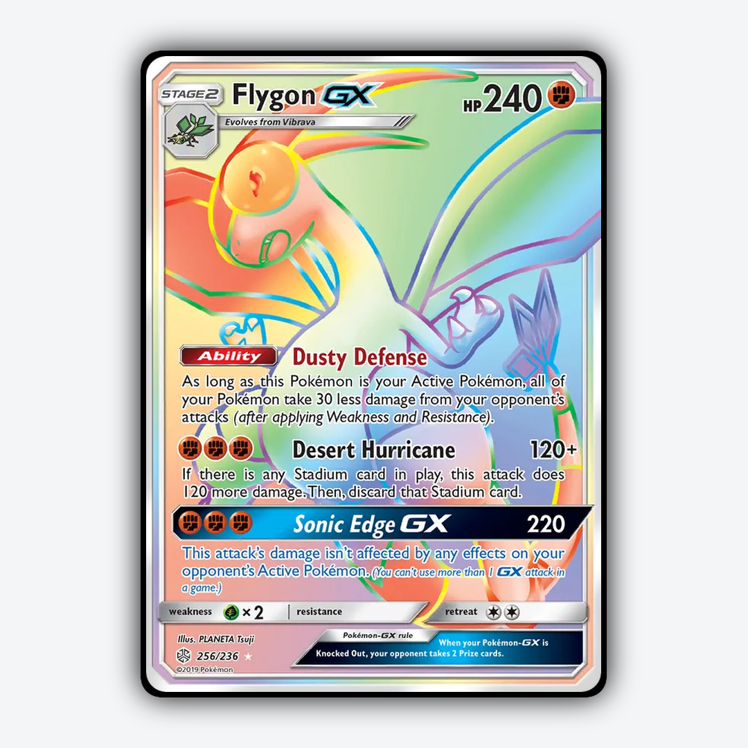 Flygon-GX 256/236 - Cosmic Eclipse Set - Card Rug