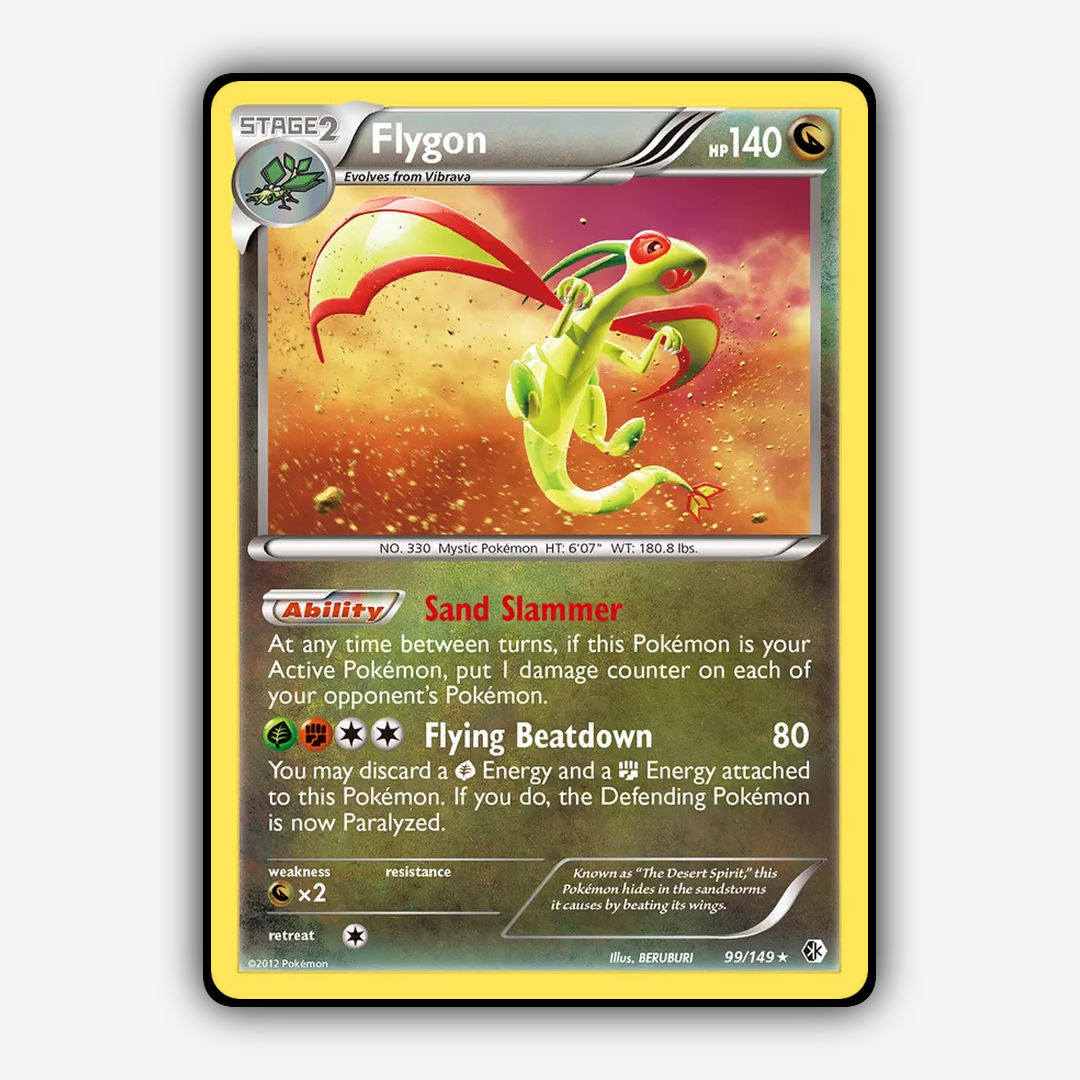 Flygon 099/149 - Boundaries Crossed Set - Card Rug