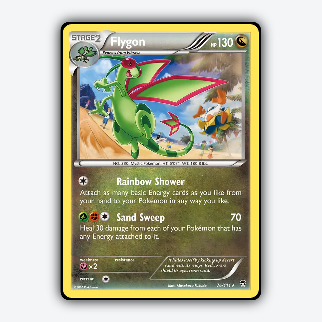 Flygon 076/111 - Furious Fists Set - Card Rug