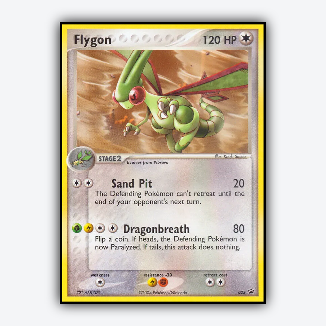 Flygon #25 - Nintendo Black Star Promos Set - Card Rug