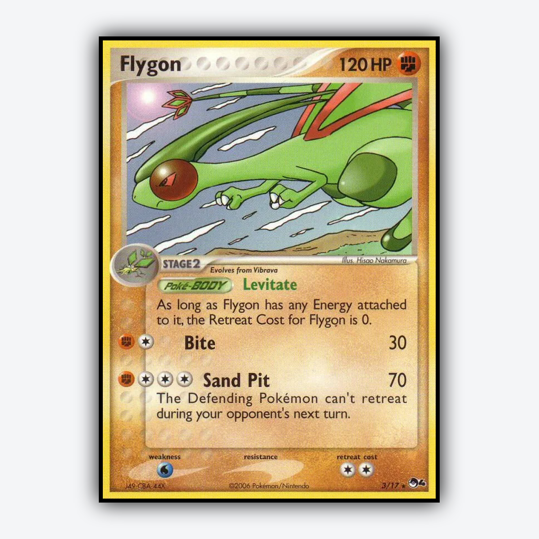 Flygon 003/17 - POP Series 4 Set - Card Rug