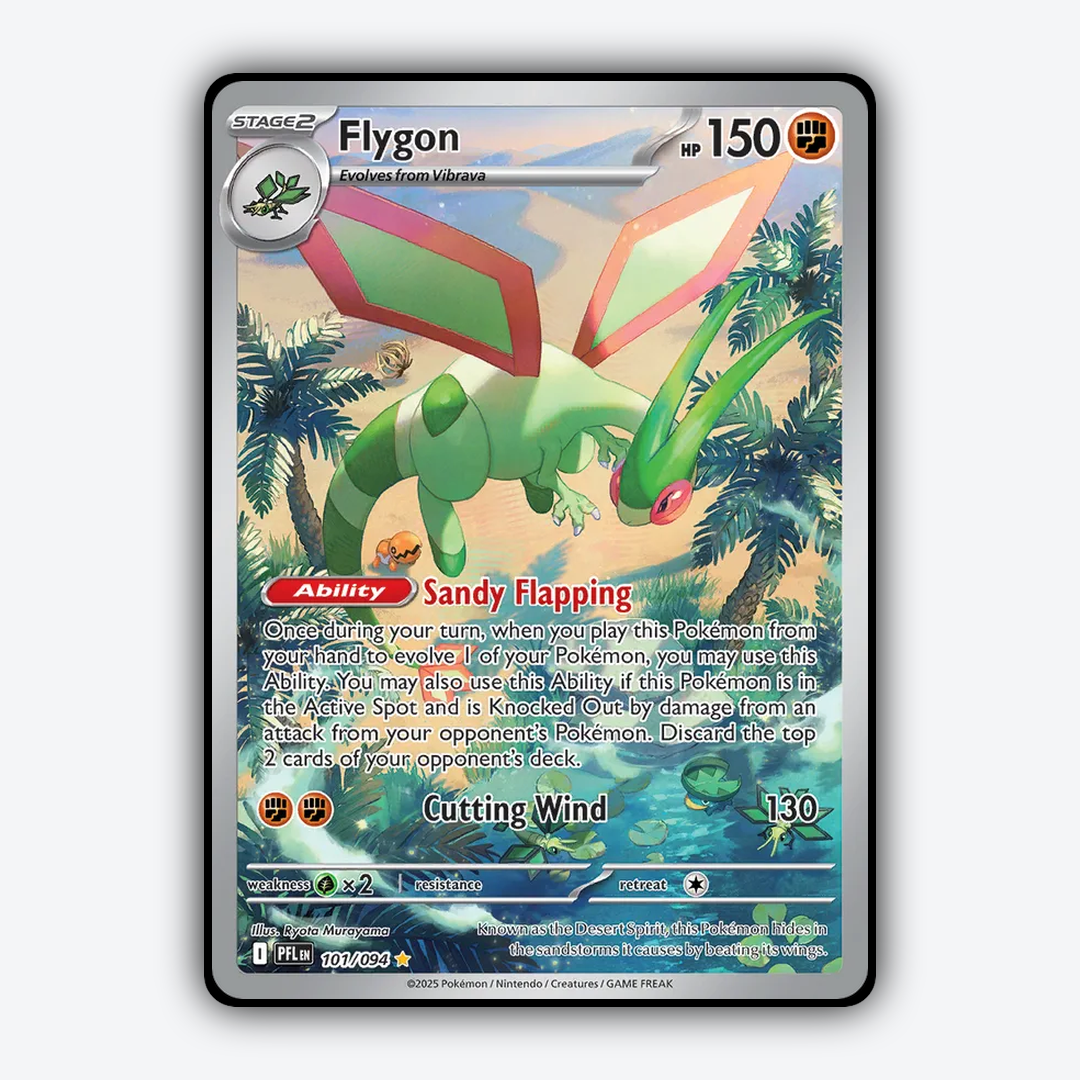 Flygon 101/094 - Phantasmal Flames Set - Card Rug
