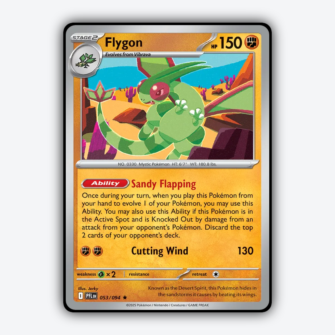 Flygon 053/094 - Phantasmal Flames Set - Card Rug