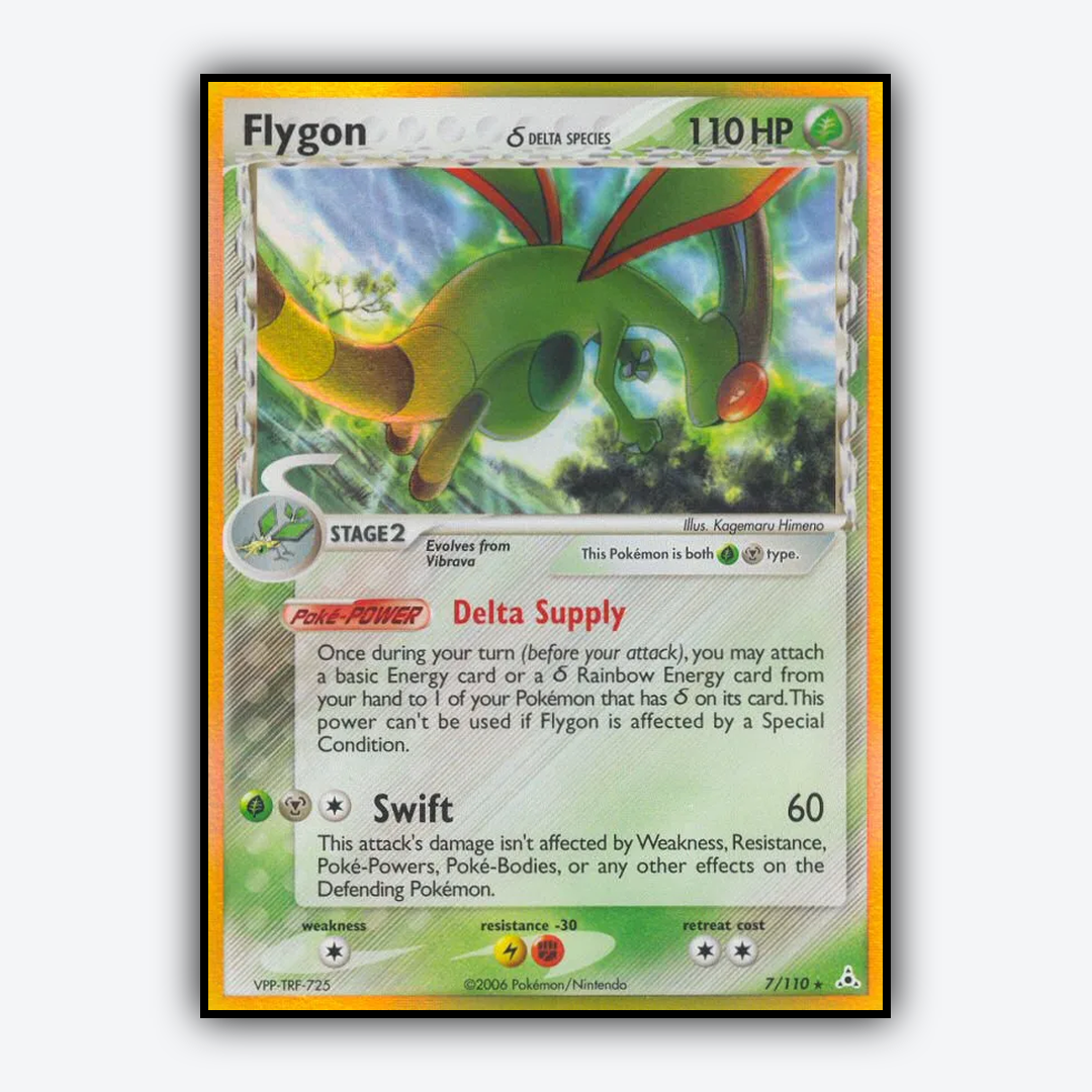 Flygon δ 007/110 - Holon Phantoms Set - Card Rug