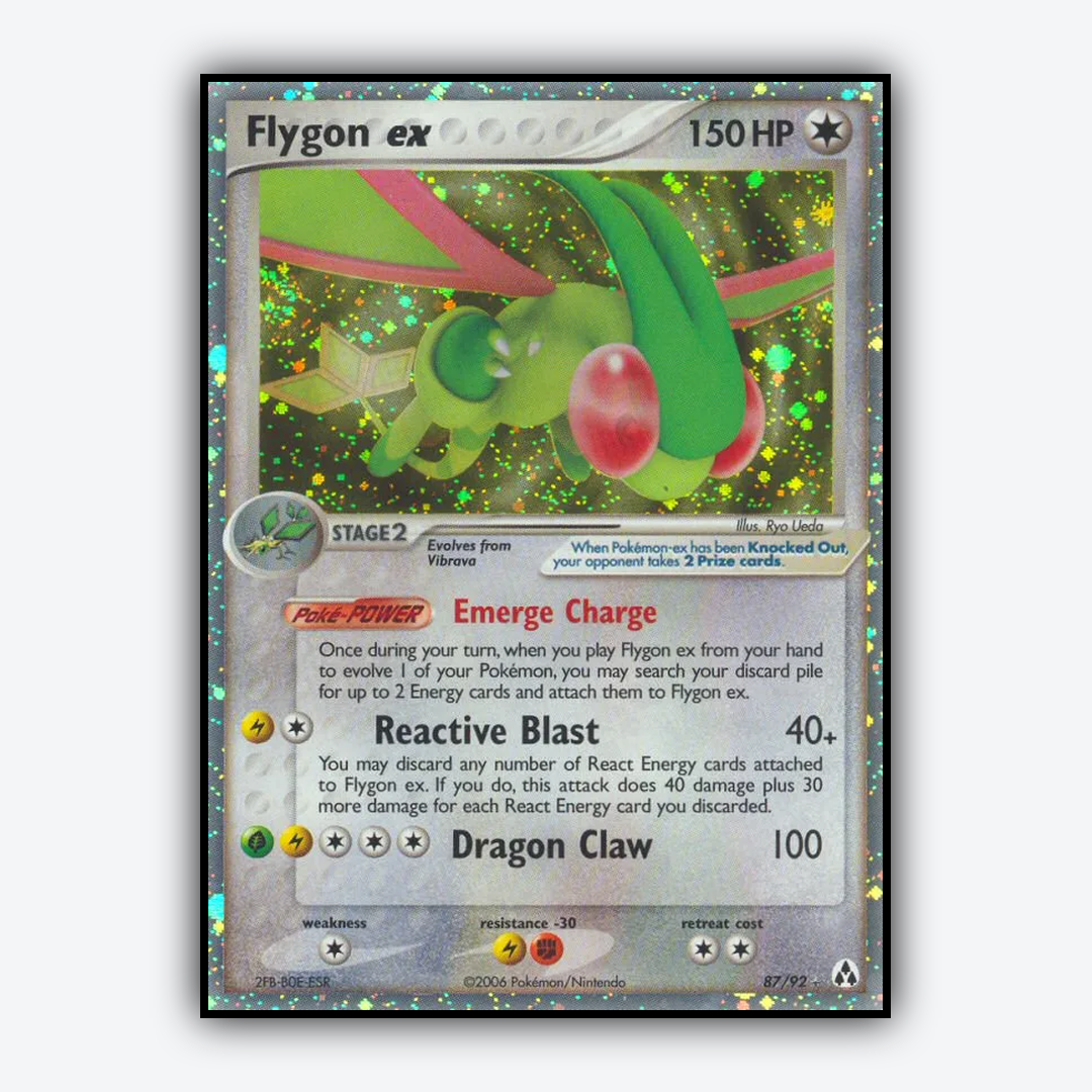 Flygon ex 087/92 - Legend Maker Set - Card Rug