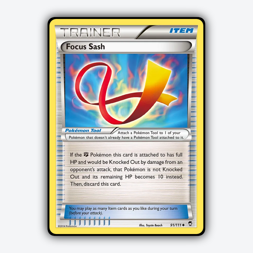 Focus Sash 091/111 - Furious Fists Set - Card Rug