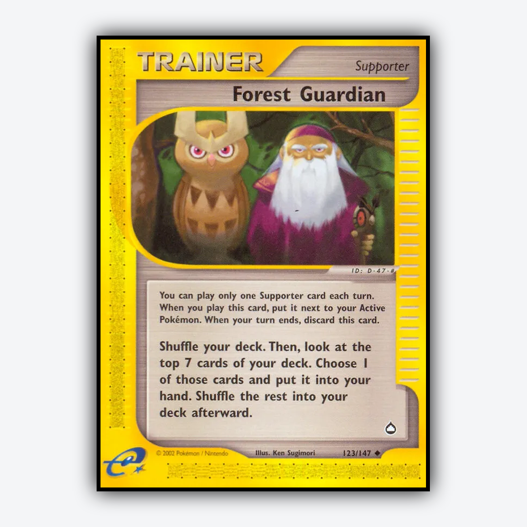 Forest Guardian 123/147 - Aquapolis Set - Card Rug