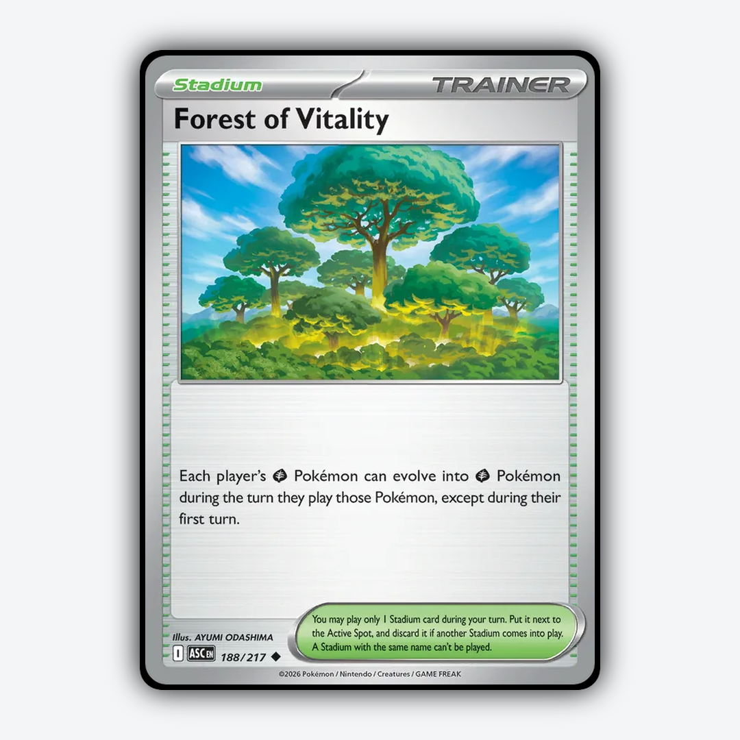 Forest of Vitality 188/217 - Ascended Heroes Set - Card Rug