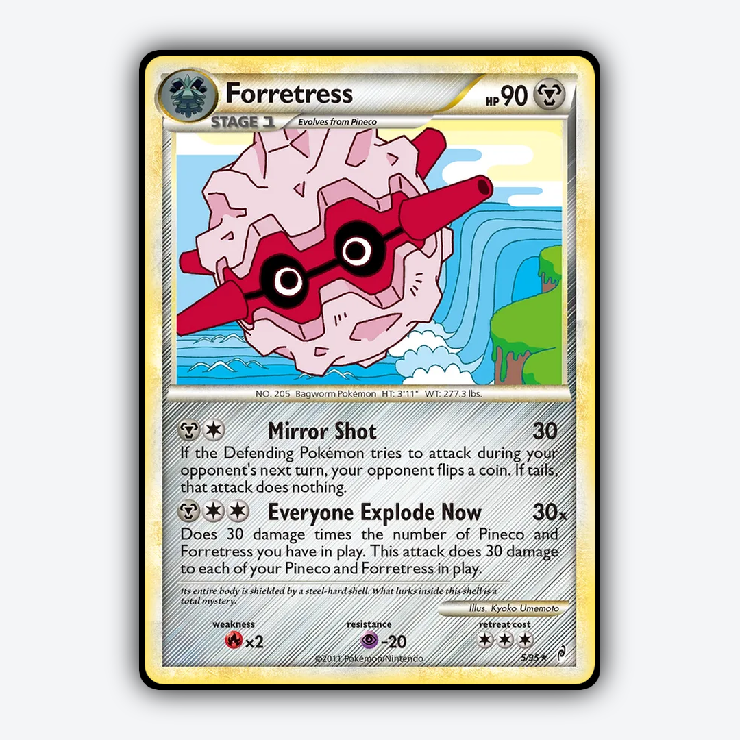 Forretress 005/95 - Call of Legends Set - Card Rug