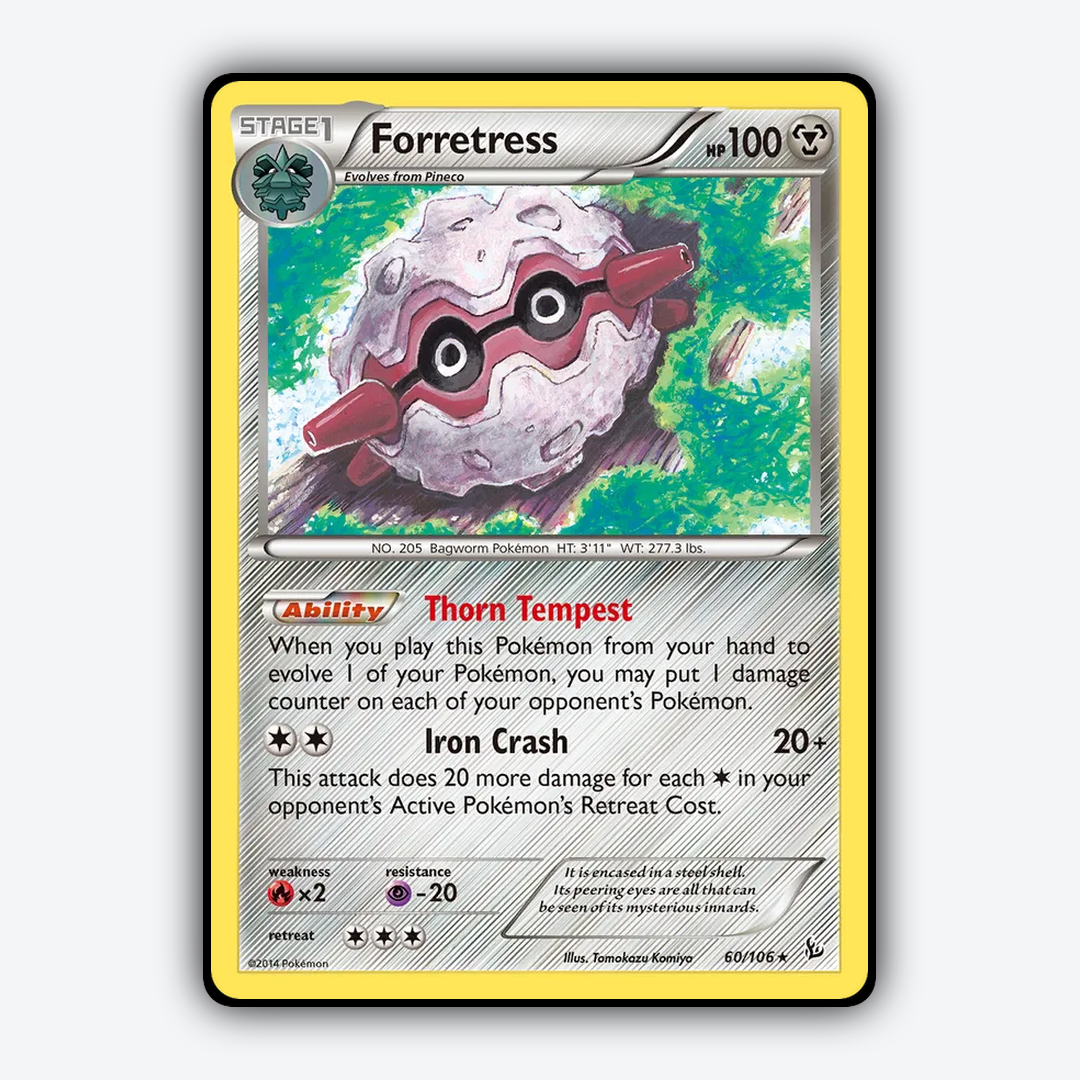 Forretress 060/106 - Flashfire Set - Card Rug