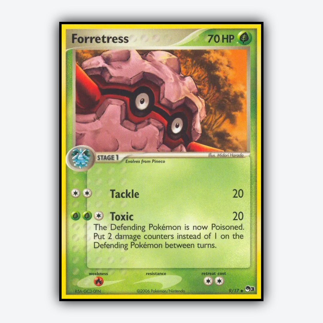 Forretress 009/17 - POP Series 3 Set - Card Rug