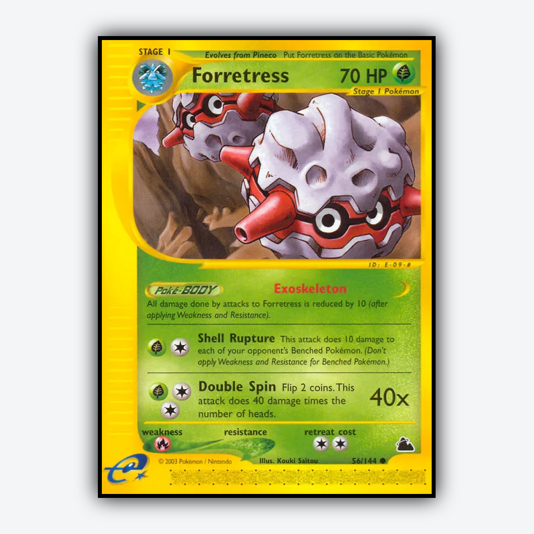 Forretress 056/144 - Skyridge Set - Card Rug
