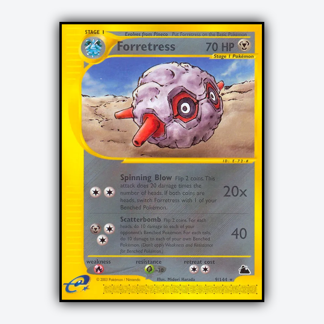 Forretress 009/144 - Skyridge Set - Card Rug